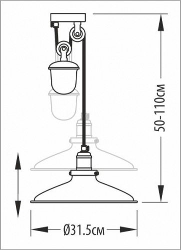 Підвісний світильник Pikart Lights 1852-3 фото 2