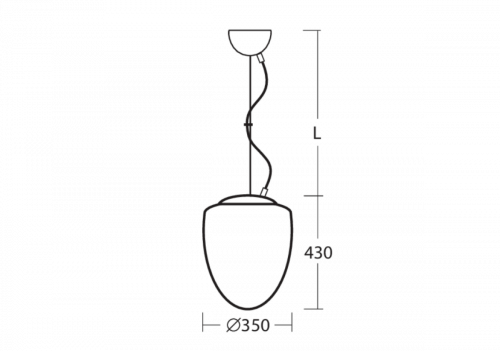Підвісний світильник Osmont 45530 ASTRA L фото 2