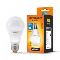 Світлодіодна лампа Videx A60e 9W E27 4100K 220V