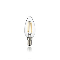 Лампа Ideal Lux 153933 LED CLASSIC E14 4W OLIVA TRASPARENTE 4000K