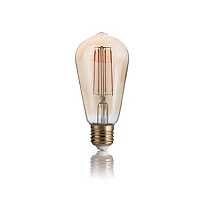 Лампа Ideal Lux 151694 LAMPADINA VINTAGE E27 4W CONO