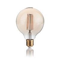 Лампа Ideal Lux 151717 LAMPADINA VINTAGE E27 4W GLOBO SMALL