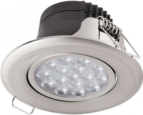 Світильник точковий врізний Philips 47041 LED 5W 4000K Nickel фото 4