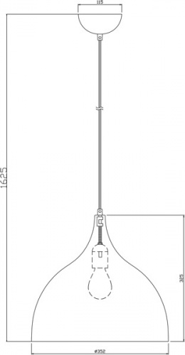 Підвісний світильник Zuma Line MARCO TS-101015P-BKGO фото 3