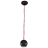 Подвесной светильник Nowodvorski 6146 BUBBLE BLACK-RED