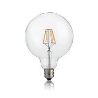 Лампа Ideal Lux 153988 LED CLASSIC E27 8W GLOBO D125 TRASPARENTE 4000K