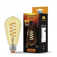 Світлодіодна лампа Videx Filament ST64FASD 5W E27 2200K 220V диммируемая