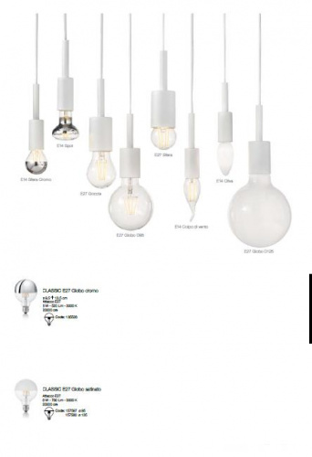 Лампа Ideal Lux 153964 LED CLASSIC E27 8W GOCCIA TRASPARENTE 4000K фото 3